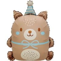 26" Party Hampster Blue Balloon