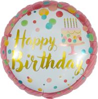 18" Happy Birthday Party Time Balloon