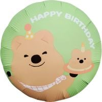 18" Happy Birthday Capybara Balloon