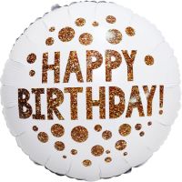 18" Happy Birthday Dots Balloon