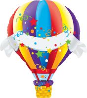 31" Birthday Hot Air Balloon