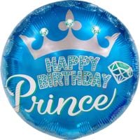 18" Happy Birthday Prince Balloon