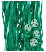 Pre-Cut Balloon Ribbon Green (50pcs)