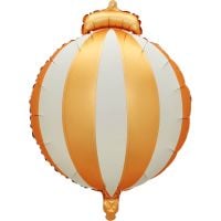 22" Gold and White Lantern Ornament Balloon