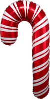 33" Candy Cane Red Balloon