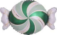 18" Green Peppermint Candy Balloon