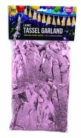 Balloon Tassel 70" Light Pink Iridescent
