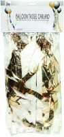 Balloon Tassel 70" Rose Gold & White