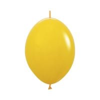 06" Fashion Honey Yellow Link-O-Loons (50pcs) Sempertex Balloons