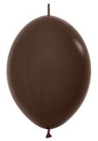 12" Fashion Chocolate Link-O-Loons (25pcs) Sempertex Balloons
