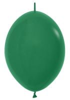 12" Fashion Forest Green Link-O-Loons (25pcs) Sempertex Balloons