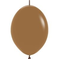 12" Fashion Mocha Link-O-Loons (25pcs) Sempertex Balloons