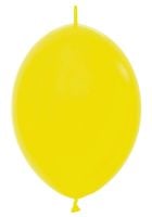 12" Fashion Yellow Link-O-Loons (25pcs) Sempertex Balloons