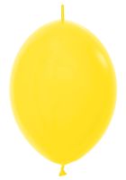 06" Fashion Yellow Link-O-Loons (50pcs) Sempertex Balloons