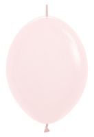 12" Pastel Matte Pink Link-O-Loons (25pcs) Sempertex Balloons