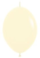 12" Pastel Matte Yellow Link-O-Loons (25pcs) Sempertex Balloons