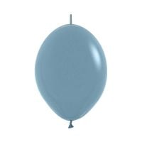 06" Pastel Dusk Blue Link-O-Loons (50pcs) Sempertex Balloons
