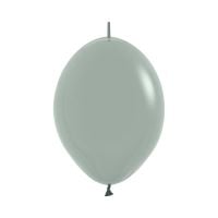06" Pastel Dusk Laurel Green Link-O-Loons (50pcs) Sempertex Balloons
