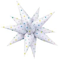 32" Starburst Candy Dots Balloon