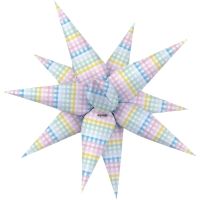 32" Starburst Pastel Waffle Balloon