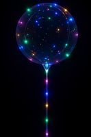 18" Bobo LED Multicolor Lights with Stick (3 meters) Balloon