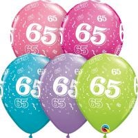 11" 65-A-Round Trendy Assortment (50pcs) Balloons