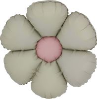 18" White Sand Daisy Balloon