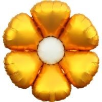 18" Metallic Gold Daisy Balloon