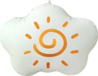 18" Cloud Spiral Sun Balloon