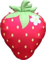 25" Matte Red Strawberry Balloon