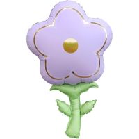 33" Matte Lilac Stemmed Flower Balloon