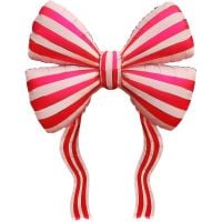 42" Red Ribbon Bow Balloon