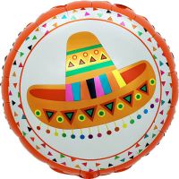 18" Mexico Sombrero Balloon