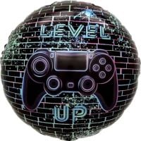18" Level Up Gaming Controller Balloon
