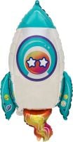 29" Rocket Ship and Astronaut Balloon