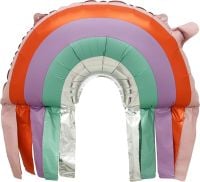 22" Retro Rainbow with Fringes Balloon