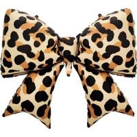 38" Leopard Print Bow Balloon