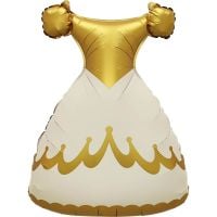 29" Golden Princess Dress Balloon