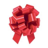 Pull Bow 4" Hot Red