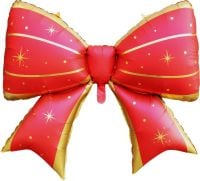 38" Red Bow Balloon