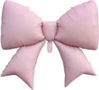 38" Matte Pink Bow Balloon