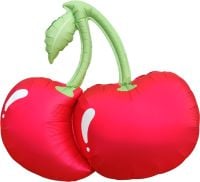 33" Matte Red Cherries Balloon