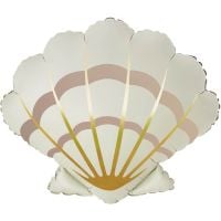 24" Matte White Clamshell Balloon