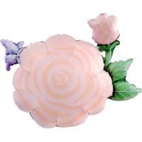 28" Light Pink Flower Balloon
