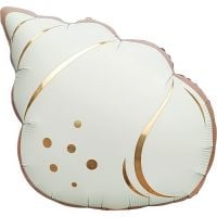 18" Matte White Seashell Balloon