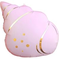 18" Matte Pink Seashell Balloon