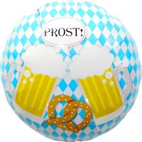 18" Oktoberfest Beer and Pretzels Balloon