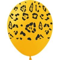 12" Cheetah Print (50pcs) Balloons