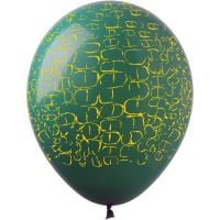 12" Snake Skin Green (50pcs) Balloons