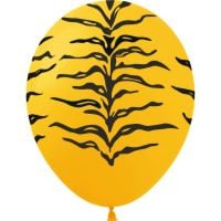 12" Tiger Print (50pcs) Balloons